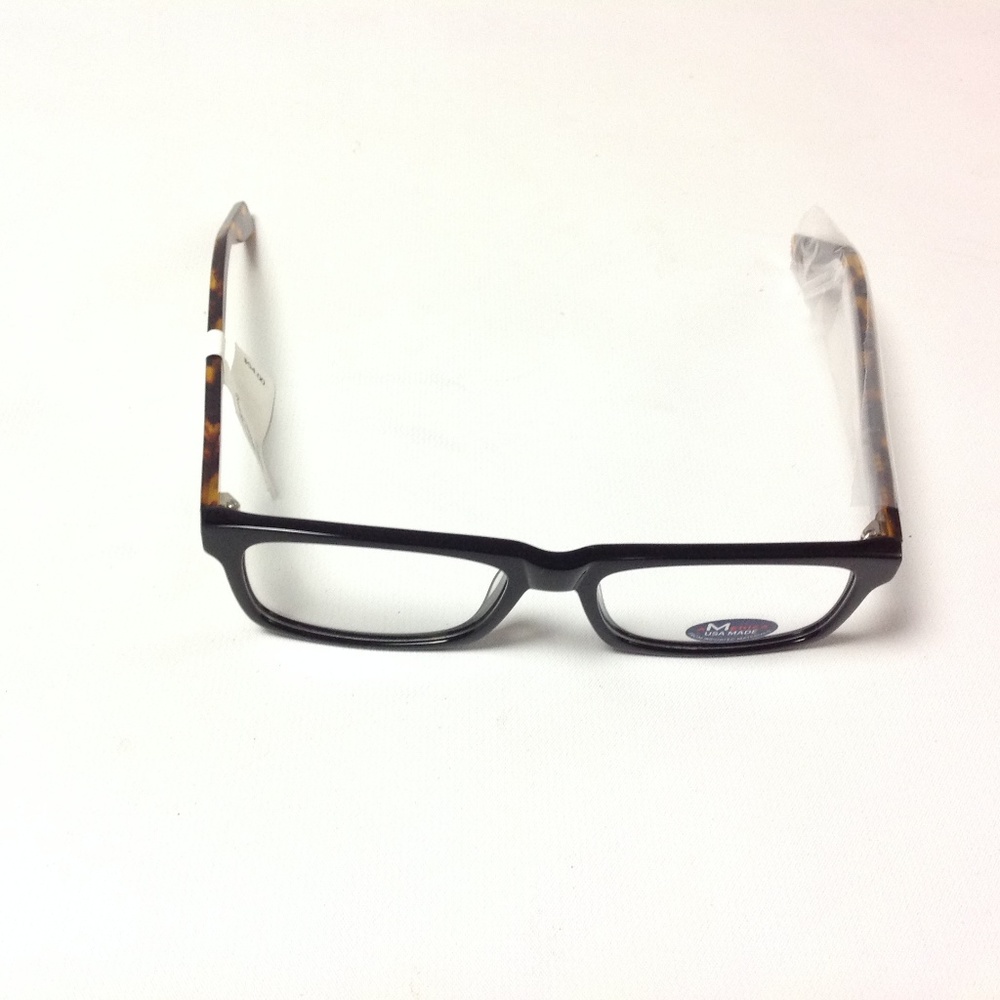 New America Eyeglasses Black One Size USA Made